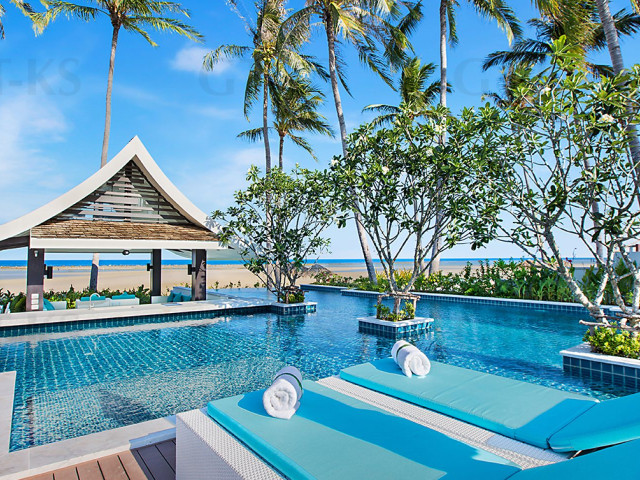 Невероятная роскошная современная вилла на 5 спален на пляже на о.Самуи, Тайланд