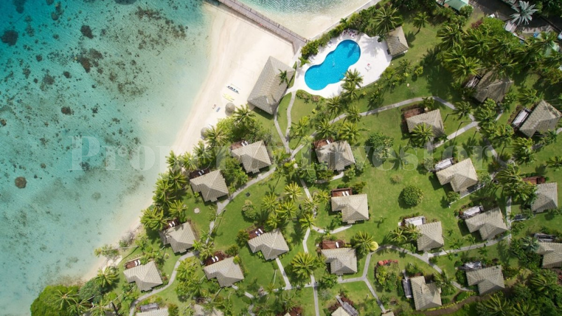 Очень редкий роскошный отель на воде и бунгало на 39 номеров в Хуахине, Французская Полинезия